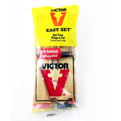 Victor Rat Trap W/Plastic Pan